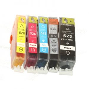 Tusze Zamienniki CLI-526 CMYK do Canon (komplet) - DARMOWA DOSTAWA w 24h