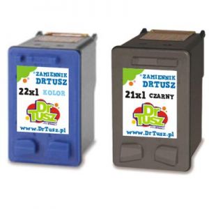 Tusze Zamienniki 21 + 22 do HP (CC630A) (komplet) - DARMOWA DOSTAWA w 24h