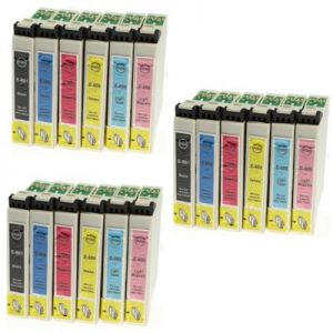 3x Tusze Zamienniki T0807 do Epson (C13T08074010) (komplet) - DARMOWA DOSTAWA w 24h