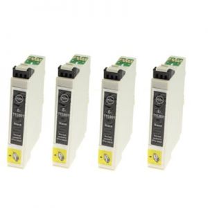 4x Tusz Zamiennik T0711 do Epson (C13T07114010) (Czarny) - DARMOWA DOSTAWA w 24h