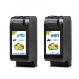 Tusze Zamienniki 23 do HP (C1823T) (Kolorowe) (dwupak) - DARMOWA DOSTAWA w 24h