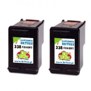 Tusze Zamienniki 338 do HP (CB331H) (Czarne) (dwupak) - DARMOWA DOSTAWA w 24h