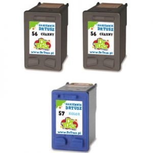 Tusze Zamienniki 56 x 2 + 57 do HP (SD399AE) (komplet) - DARMOWA DOSTAWA w 24h