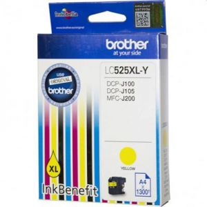 Tusz Oryginalny Brother LC-525 XL Y (LC525XLY) (Żółty) - DARMOWA DOSTAWA w 24h