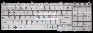 Klawiatura do laptopa TOSHIBA Satellite C650 C660 L650 L670 L770 (BIAŁA, MAŁY ENTER)