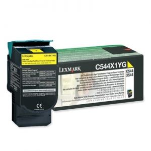 Toner Oryginalny Lexmark C544X1YG (C544X1YG) (Żółty) - DARMOWA DOSTAWA w 24h