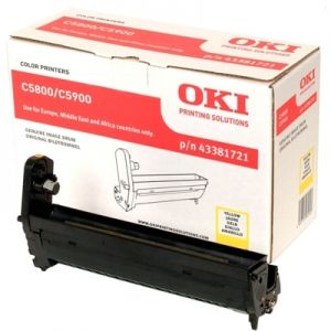 Bęben Oryginalny Oki C5800 (43381721) (Żółty) - DARMOWA DOSTAWA w 24h