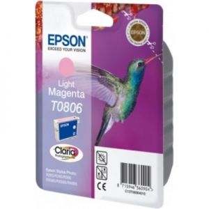 Tusz Oryginalny Epson T0806 (C13T080640100) (Jasny purpurowy) - DARMOWA DOSTAWA w 24h