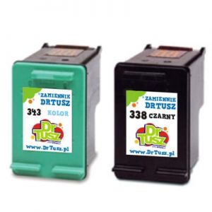 Tusze Zamienniki 338 + 343 do HP (SD449EE) (komplet) - DARMOWA DOSTAWA w 24h