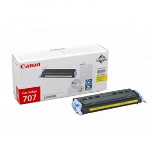 Toner Oryginalny Canon CRG-707 Y (CRG-707Y) (Żółty) - DARMOWA DOSTAWA w 24h
