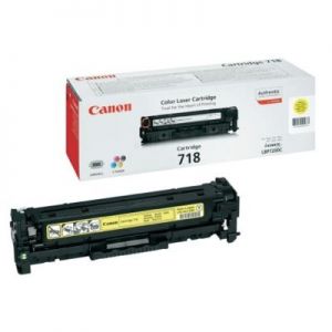 Toner Oryginalny Canon CRG-718 Y (2659B002AA) (Żółty) - DARMOWA DOSTAWA w 24h
