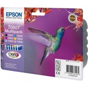 Tusze Oryginalne Epson T0807 (C13T08074010) (komplet) - DARMOWA DOSTAWA w 24h