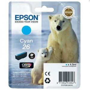 Tusz Oryginalny Epson T2612 (C13T26124010) (Błękitny) - DARMOWA DOSTAWA w 24h