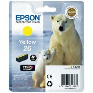 Tusz Oryginalny Epson T2614 (C13T26144010) (Żółty) - DARMOWA DOSTAWA w 24h