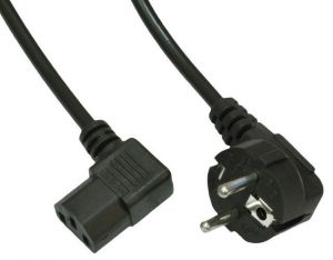 Kabel zasilający PC kątowy