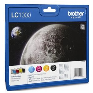 Tusze Oryginalne Brother LC-1000 CMYK (LC1000VALBP) (komplet) - DARMOWA DOSTAWA w 24h