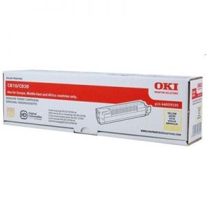 Toner Oryginalny Oki C810/830 (44059105) (Żółty) - DARMOWA DOSTAWA w 24h