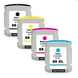 Tusze Zamienniki 88 XL CMYK do HP (komplet) - DARMOWA DOSTAWA w 24h