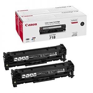 Tonery Oryginalne Canon CRG-718 B (2662B005AA) (Czarne) (dwupak) - DARMOWA DOSTAWA w 24h