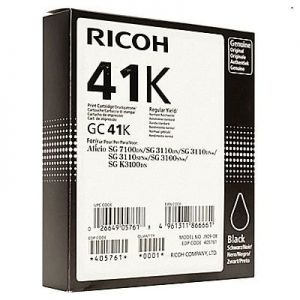 Tusz Oryginalny Ricoh GC-41K (405761) (Czarny) - DARMOWA DOSTAWA w 24h
