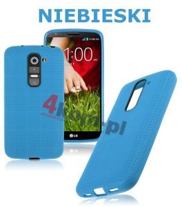Etui plecki TPU do LG G2 Mini - Niebieski