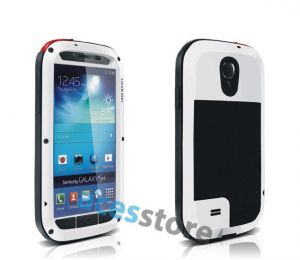 Etui z portfelem Cherry do Samsung Galaxy S5 + FOLIA - Biały z czerwoną zatyczką