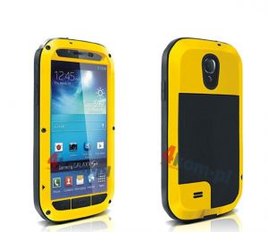 Etui z portfelem Cherry do Samsung Galaxy S5 + FOLIA - Żółty
