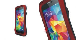 Etui Love Mei do Samsung Galaxy S5 ZAOKRĄGLONY - Czerwony