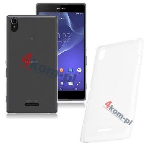 Etui plecki silikonowe transparentne do Sony Xperia T3 - kolory - Przezroczysty