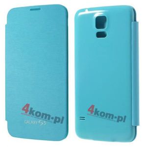 Etui flip cover do Samsung Galaxy S5 - Niebieski