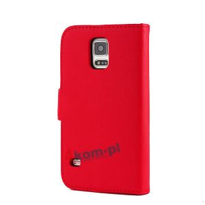 Etui z funkcją portfela do Samsung Galaxy S5 - Czerwony
