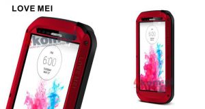 Pancerne etui LOVE MEI do LG G3 - Czerwony