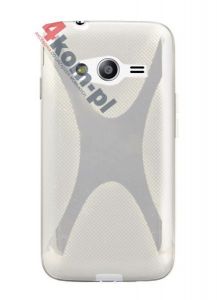 ETUI SILIKON X-SHAPE SAMSUNG Galaxy ACE NXT G313H - Biały