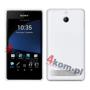 Etui plecki silikonowe przezroczyste do Sony Xperia E1
