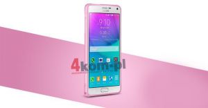 ETUI BUMPER LOVE MEI SAMSUNG GALAXY NOTE 4 ALU FV - Różowy