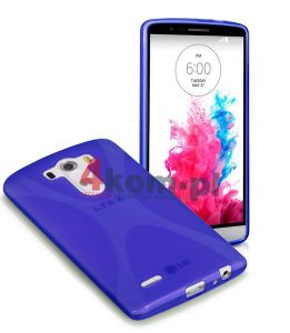 ETUI X-SHAPE LG G3 - Niebieski