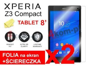 2x Folia ochronna na ekran do Sony Xperia Z3 Compact TAB
