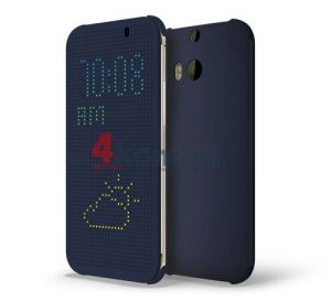 Etui DOT-VIEV do HTC ONE M8 - Granatowy