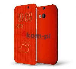 Etui DOT-VIEV do HTC ONE M8 - Czerwony