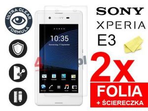 2x Folia ochronna na ekran do Sony Xperia E3