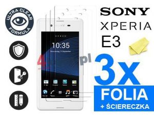 3x Folia ochronna na ekran do Sony Xperia E3
