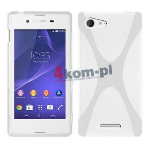 Etui X-SHAPE do Sony Xperia E3 - Biały