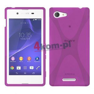 Etui X-SHAPE do Sony Xperia E3 - Fioletowy