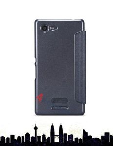 Etui Nillkin Sparkle Sony Xperia E3 Czarne - Czarny