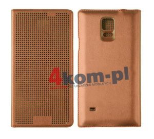 Etui DOT-VIEV do Samsung Galaxy S5 - Brązowy