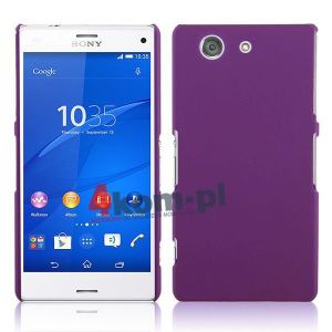 Etui plecki do Sony Xperia Z3 Compact Przezroczysty - Fioletowy