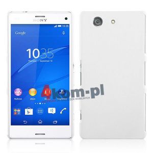 Etui plecki do Sony Xperia Z3 Compact Przezroczysty - Biały