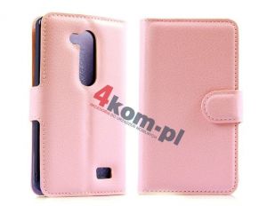 Etui portfel LG Fino D295 - Różowy