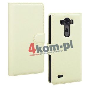 Etui portfel LG G3 - Biały