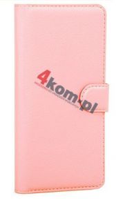 Etui portfel Nokia Lumia 730 / 735 - Różowy